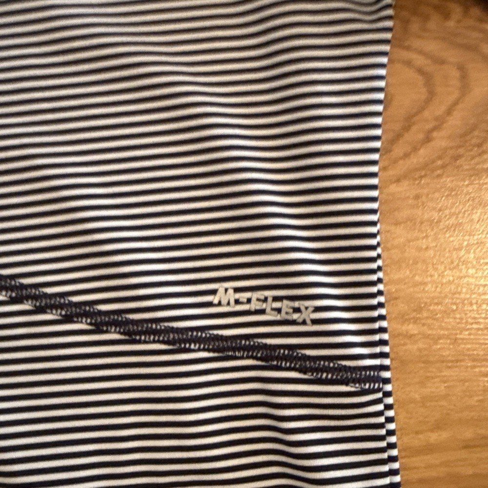 Bonobos Golf Polo Shirt Mens Large Standard Fit Blue Striped M-Flex Performance - Picture 6 of 8